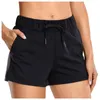 Pantalones cortos de mujer con cordones Fitness Deportes Yoga Todos los pantalones sueltos