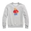 Herren-Polopullover, lässiger Pullover mit Teddybär-Aufdruck, Polo Ralphs Sweatshirt-Jacke, 5899