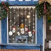 Wall Stickers Christmas Window Merry Decorations For Home Sticker Kids Room Decals Year l230928