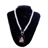 Choker Imitationsperlenkette Black Rock African Lady Sorority Group Sigma Gamma Rho OT Halsketten