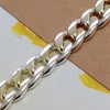 Link bransoletki Srebrny kolor Wykwintny 10 mm łańcuch mężczyzn Kobiet szlachetny bransoletka ślubna