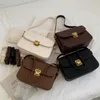 Torby wieczorowe Kobiety kwadratowe ramię moda w stylu vintage mała torebka dla kobiet Crossbody Crossbody Black/Brown/Coffee/White Kolor