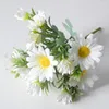 Decorative Flowers Home Decoration Artificial Flower Small Bunch Daisy Dining Table Placement Outdoor Garden Wedding Chrysanthemum Fake