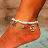 Anklets Ashmita Yoga Shell Anklet i Starfish 2pcs Prezent dla wowna pięknej biżuterii młoda moda