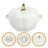 Bowls Pumpkin Bowl Storage Lids Kids Containers Decoration Soup Decorate Portable Pan