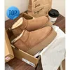 Womens Classic Mini Boots Tasman Tazz Fur Slippers Platform Winter Suede Woolen Shoes Ladies Warm Booties66