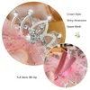 Dog Apparel Cat Pet Hair Clip Cute Lace Princess Crown Wedding Birthday Party Pography Decoration Supplies Year Gift