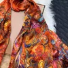 Scarves Winter Women's Silk Shawls Dufanda Spring Fall Brand Long Headscarves Fashion National Style Scarf