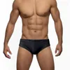 Men's Shorts WK163 Summer Beach Rear Zipper Sexy Metal Buckle Low Waist Men Swimwear Swimming Bikinis Pool Swimsuits Swim Briefs