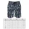 Shorts masculinos Cactus Print Board Verão Engraçado Plantas Clássico Calças Curtas Esportes Surf Quick Dry Design Praia Troncos