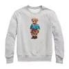 RL Hoodie Mens Sweater Polos Mens Casual Teddy Bear Print Pullover Hoodie Sweatshirt Jacket Polo Sweater Ralphly Laurence Pullover 8079