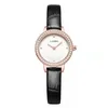 Horloges LIEBIG Mode Dames Lederen Vrijetijdshorloge Luxe Strass Quartz Horloge Dameshorloges Waterdicht Voor