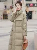 Womens Fur Faux Winter Jacket Ladies 2024 Warm Thick Cotton Coat Korean Loose Hooded Parka Female Outwear Quilted Women Clothing 230928