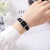 Armbandsur 2023 Ladies Watch Luxury Fashion Quartz Casual Women's Armband Suite Gift Female Clock