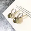 Classics 23 Colors Earrings Crystal Candy Water Droplets Style 3 Gold Color Drop Earring For Women Gift Fashion Jewelry 200922264B