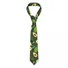 Bow Ties Avocado Flower Floral Unisex stropdas MKINNY POLYESTER 8 CM Classic Fruit Neck For Mens Daily Wear Cravat Party