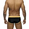 Shorts pour hommes WK19 2023 Noir Jaune Sexy Taille basse Hommes Maillots de bain Maillots de bain Bikinis Été Maillots de bain serrés Natation Plage