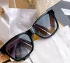Quadratische Sonnenbrille Havana Brown Shaded Damen Designer-Sonnenbrille Shades UV400 Brillen mit Box