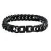 Link Bracelets Stainless Steel Bracelet - Double Woven Four-sided Grinding Chain Simple Men's