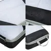 Förvaringspåsar 4st/set resekompressionspåse Vattentät förpackningsbitar Portabla resväska Klädskor arrangör Utökbart nät