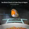 Caméscopes Smart Bird Feeder Caméra Regarder CCTV Capture automatique Buddies PIR Détection de mouvement Batterie Solaire Cadeau idéal pour la famille