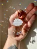 Hoepel Oorbellen Creatief Acryl Zure Regenwolk Kristal Teardrop Milieubescherming Sieraden Cadeau