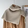 Sciarpe stile coreano alla moda scialle ispessito avvolgente sciarpa snood elegante fessura per esterno