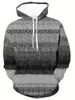 Men's Hoodies Retro Texture Hooded Pocket Sweater Autumn Model Increases Code Slide Fashionable And Comfortable Sweatshirts