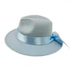 Bérets en soie, accessoires Fedora, chapeaux Panama Jazz pour hommes et femmes, Simple, classique, rétro, polyvalent, chapeau en feutre, fête, vente en gros