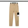 24SS ISLAND Весенние хлопковые брюки-карго с вышивкой STONE Повседневные свободные карманные длинные брюки Спортивные штаны Высококачественные большие брюки в стиле хип-хоп