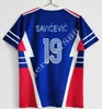 90 92 98 00 Jugoslávia retro STOJKOVIC camisas de futebol JOKANOVIC Mijatovic JUGOVIC MIHAJLOVIC MIHAJLOVIC MILOSEVIC SAVICEVIC PROSINCKI clássico camisa de futebol vintage