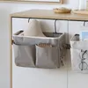 Boîtes de rangement à tige suspendue, organisateur de placard, Solutions de chevet peu encombrantes, sacs durables pour la maison, dortoir, Organization de la chambre à coucher