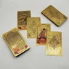 Outdoor Games Activities High Quality Gold Foil Tarot Russian Deluxe Divination Cards Predictive Board Games For Russia Market 230928