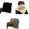 Scarves Winter Plush Neck Gaiter Warmer Cold Weather Ski Face Mask Scarf For Men Women Drop