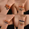 Pulsera de cadena gruesa exagerada Retro de hebra fantasma calabaza araña fiesta de Halloween joyería de moda pulseras geniales de regalo para niñas