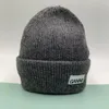 Cache-oreilles concepteur large bord chapeaux triple épaissi vrai cheveux tricoté chapeau doux hommes femmes couple39s style beanie6139413g7n0EMLU EDUX