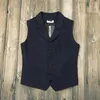 Herenvesten Retro Wollen Blazer Vest Mannen Vrije tijd Kantoor Trouwpak Vest Streetwear Kleding