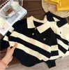 Lente Herfst Kinderen Gebreide Gestreepte Trui Truien Baby Merk Sweatshirt Met Lange Mouwen Kinderen Houden Warme Trui 2-8 Jaar