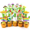 Plush Toys 120 Englisg Songs Favor Dancing Talking Singing Cactus Music Electronic toy with Song Potted