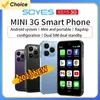 SOYES XS15 Ultra-thin 3.0" Small Phone 2GB RAM 16GB ROM Android 8.1 Dual SIM Standby With Google Play Store BT Wifi GPS 3G Cell Phone