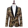 Abiti da uomo Velluto piatto Paillettes Abiti Uomo Disegni Homme Terno Costumi di scena per cantanti Giacca Blazer Abito stile stella da ballo