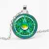 Nouveau Triple lune déesse sorcellerie pentagramme amulette magique collier amulette femme lune collier rétro bijoux cadeau Family1256S