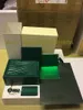 Watch Boxes Substitute Original Green Luxury Box With File Card Can Be Customized