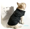 Wintermantel, warme Hundebekleidung, wasserdicht, winddicht, Haustierweste, Welpenjacke für kaltes Wetter, mit Hüten für kleine, mittelgroße und große Hunde, Bulldogge, Schwarz, XL, A338