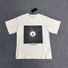 2024men's T-shirts Summer American High Street Fashion Brand Rhude Falling Man Imprimez en liberté Round Neck Casual Cased Short T-shirt