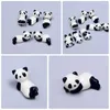 Conjuntos de louça 6 pcs Panda Chopstick Rest Cerâmica Chopsticks Stand Hold Decoração Chinesa Japonês Decorativo Suporte Adorável