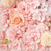 Fleurs décoratives simulées fleur mur Arrangement de mariage Rose broderie boule décoration de centre commercial