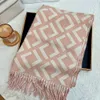 Latest Fashion New Luxury V Scarf Cashmere Thick Shawl Women Long Winter Wram Pashmina Wraps Hijab with Tassel