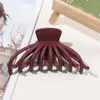 Grampos de cabelo mulheres meninas plástico polvo hairpin headwear tamanho grande barrette moda ornamento adolescente