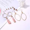 Orecchini pendenti 6 paia di orecchini a bottone con frange rotonde a forma di cuore rosa per accessori di gioielli da donna Regali all'ingrosso